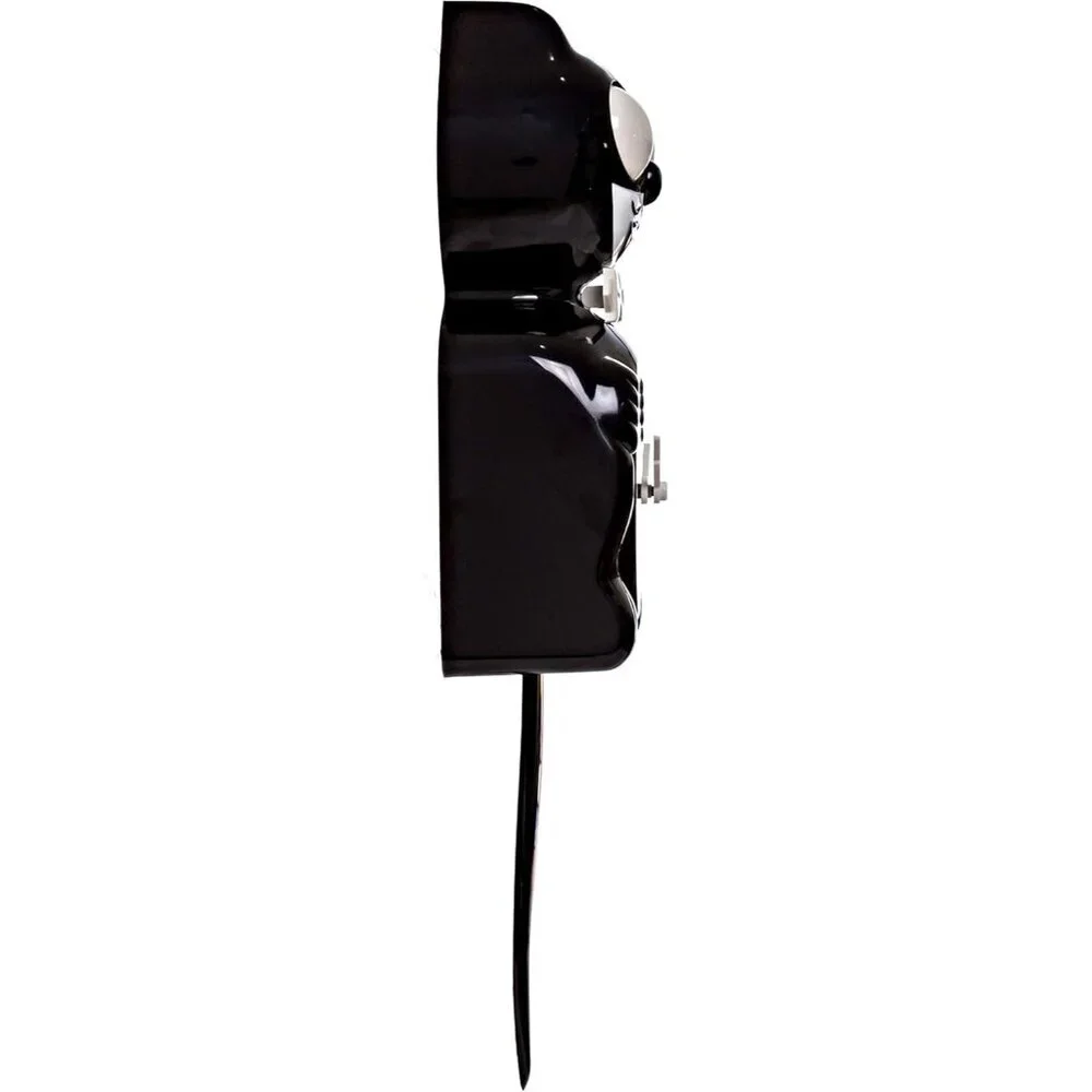 Kit Cat Klock Gentlemen The Original Retro Plastic Classic Black Clock